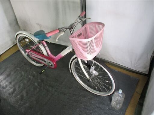 Ｄ68　★7000円★整備済み 中古子供自転車 【22インチ 】ピンク