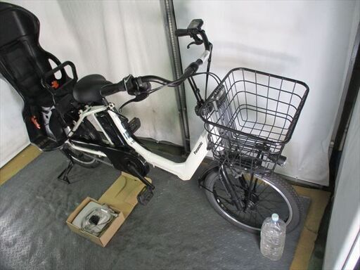 D74 ☆整備済み 中古電動自転車 Panasonic ギュットアニーズ ホワイト