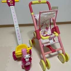 メルちゃん　ベビーカー　三輪車