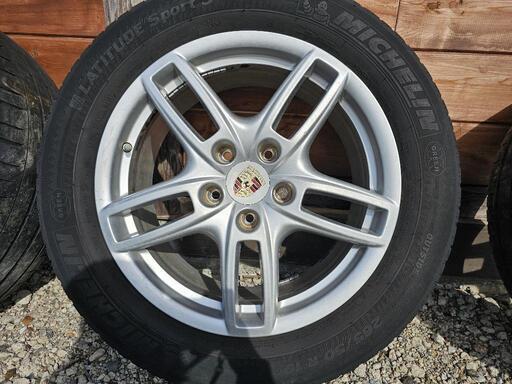 カイエン 純正19インチアルミホイール 19×8.5j +59 265/50R19 4本セット ポルシェ PORSCHE\n\n