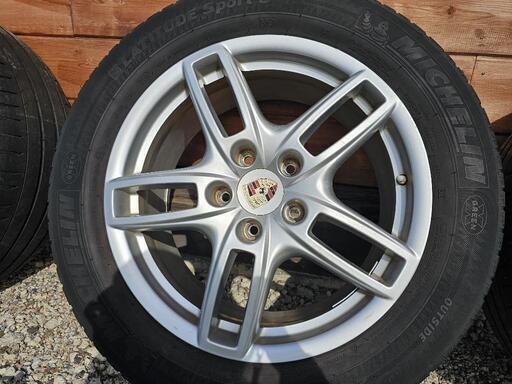 カイエン 純正19インチアルミホイール 19×8.5j +59 265/50R19 4本セット ポルシェ PORSCHE\n\n