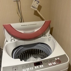 [取引確定]無料　縦型洗濯機