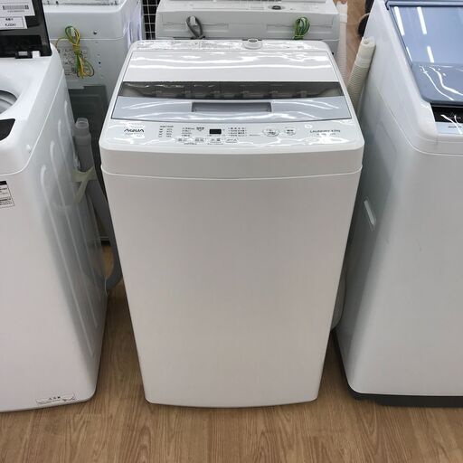 ★ジモティ割あり★ AQUA 洗濯機 4.5kgkg 年式2019 動作確認／クリーニング済み KJ3271