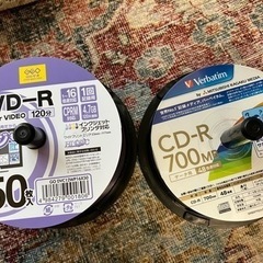 DVD-R と CD-R