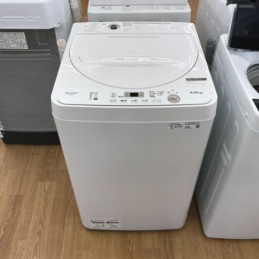 ★ジモティ割あり★ SHARP 洗濯機 4.5kgkg 年式2022 動作確認／クリーニング済み KJ3272