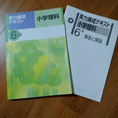 実力練成テキスト　小学理科6年