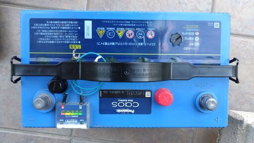 Panasonic Blue Battery caos N-145D31L/C6とカーバッテリー寿命判定ユニット N-LW/P5のセット