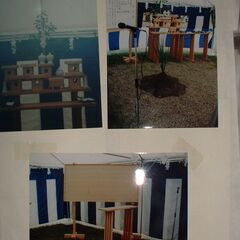 （8/30削除予定）ダイニングテーブル-　値下げ。格安中古神事幕・青白幕　ｗ5Ｋ・９０００ｈ１８０ ｃｍ、青白ロープ付き２点セット。使用感少。　全３セット価格は、４７０００円です。  　他に五三の桐紋入り神社、結婚式出家向けの、門幕　Ｗ５ＫとＷ２Ｋも有ります、絞り房つき３点セットです。　