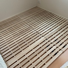 【美品】折り畳みすのこベッド【シングル2台】