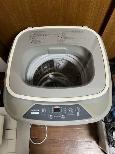 VESTEK 小型洗濯機　3.8kg 2020年製