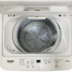 23C184_ジC 2022年製 YAMADA SELECT ヤマダセレクト YWM-T45H1 全自動洗濯