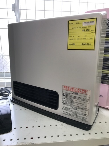 【暖房】ガスファンヒーター　リンナイ　2018年製　RC-U2401E