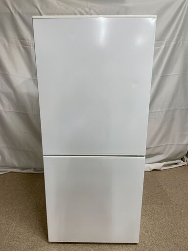 【北見市発】ツインバード TWINBIRD 2ドア冷凍冷蔵庫 HR-E911 2018年製 白 110L (E2104wY)