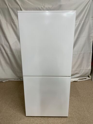 【北見市発】ツインバード TWINBIRD 2ドア冷凍冷蔵庫 HR-E911 2018年製 白 110L (E2105wY)
