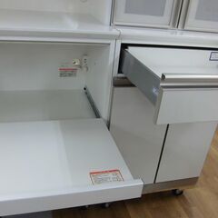 R524 最高級 綾野製作所 キッチンボード、食器棚、幅120cm Used・美品