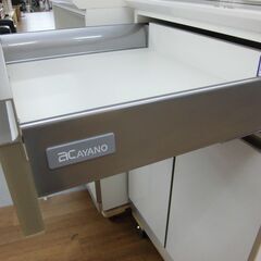 R524 最高級 綾野製作所 キッチンボード、食器棚、幅120cm Used・美品