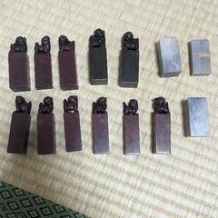 書道具　書　印材　古印材　彫刻石　篆刻　寿山石　田黄