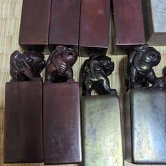 書道具　書　印材　古印材　彫刻石　篆刻　寿山石　田黄