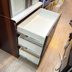 ニトリ フーガ 食器棚 キャビネット ダイニングボード 横幅80cm 奥行