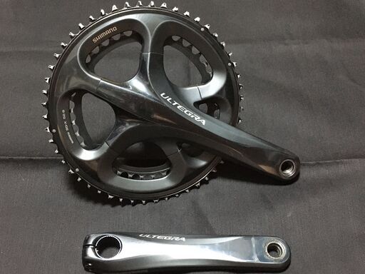 【取引終了】【中古】 シマノ FCｰ6700/6703/6750 クランク Shimano 165mm 52T-39T SHIMANO ULTEGRA 6700 クランクセット 52T 取引終了】【中古】 シマノ