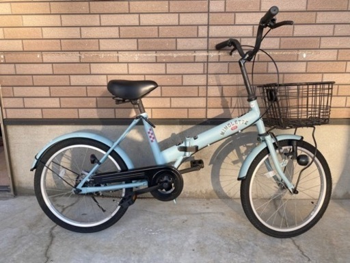 asahi MIMOLETTE 20インチ折り畳み自転車 あさひ ミモレット  #37198-0-4