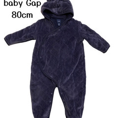 【ネット決済・配送可】baby gap 80cm クマさんジャン...