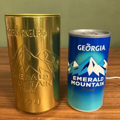ジョージア エメラルドマウンテン アタリ缶 缶型有線式スピーカー