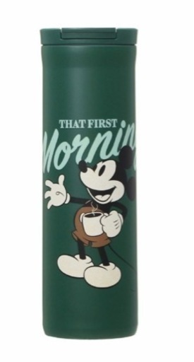 スタバ　DISNEY Mickey フリップリッドステンレスボトル オンライン購入品。箱入り。