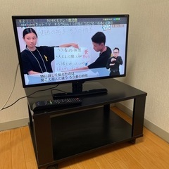 24型テレビ＋テレビ台　