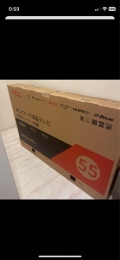 TCL 4Kスマート液晶テレビ　新品　55
