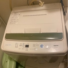 【無料】 サンヨー 三洋電機 SANYO 洗濯機 ASW - B...