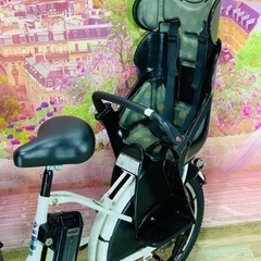❸5731子供乗せ電動アシスト自転車ブリヂストン20インチ良好バッテリー