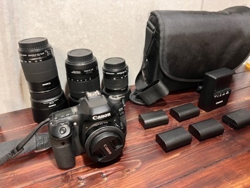 一眼レフ Canon EOS 80D レンズ4本セット