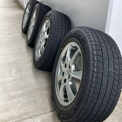 195/65 R15 オフセット+50 ピッチ114.3 5穴（ブリジストン ブリザック 