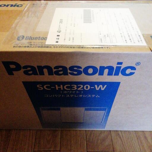 Pansonic コンパクトステレオシステム SC-HC320-W ホワイト