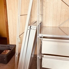 12月初まで 無印 スチール棚 クローゼット収納棚