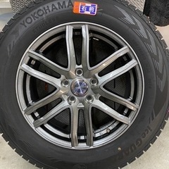 程度良好 スタッドレスタイヤ・ホイール 4本 中古です 225/65 R17