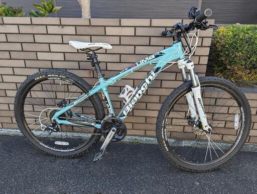 入院中　少しお待ちしください自転車　ビアンキ　マウンテンバイク