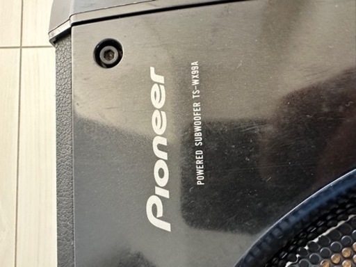 Pioneer製Carrozzeria パワードサブウーファーTS-WX99A carrozzeria