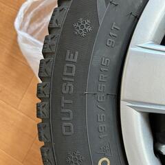 195/65 R15 91T スタットレスタイヤホイールセット
