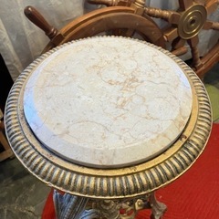 北海道　帯広　アンティーク　花台　金属製