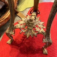 北海道　帯広　アンティーク　花台　金属製