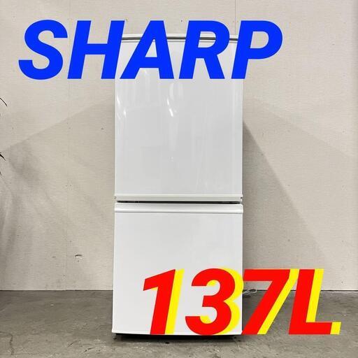 14105  SHARP 一人暮らし2D冷蔵庫  137L ◆大阪市内・東大阪市他 5,000円以上ご購入で無料配達いたします！◆ ※京都・高槻・枚方方面◆神戸・西宮・尼崎方面◆奈良方面、大阪南部方面　それぞれ条件付き無料配送あり！