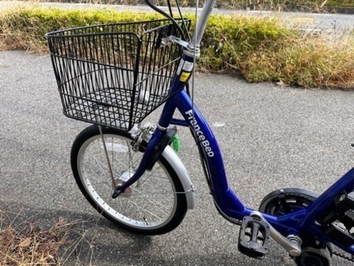 定価20万 電動アシスト三輪自転車 ASU-3WT3 フランスベッド