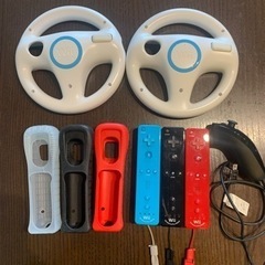 【ネット決済】wiiリモコン、マリオカートハンドル