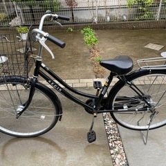 【あげます】中古　普通自転車(黒)