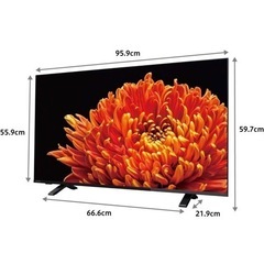10/22まで】【値下げ】レグザ43型4K液晶テレビ+壁寄せテレビ台セット