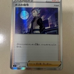 ポケモンカード　ボスの指令　アカギ