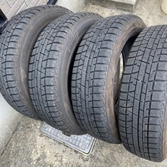 引取り限定！中古スタッドレス155/65R14 iceGUARD