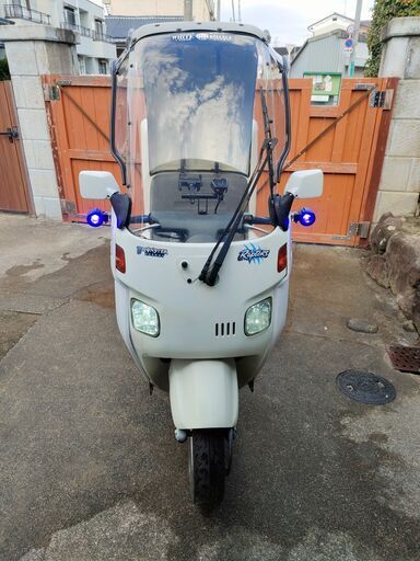 ジャイロキャノピーフルカスタム 側車付軽二輪登録
